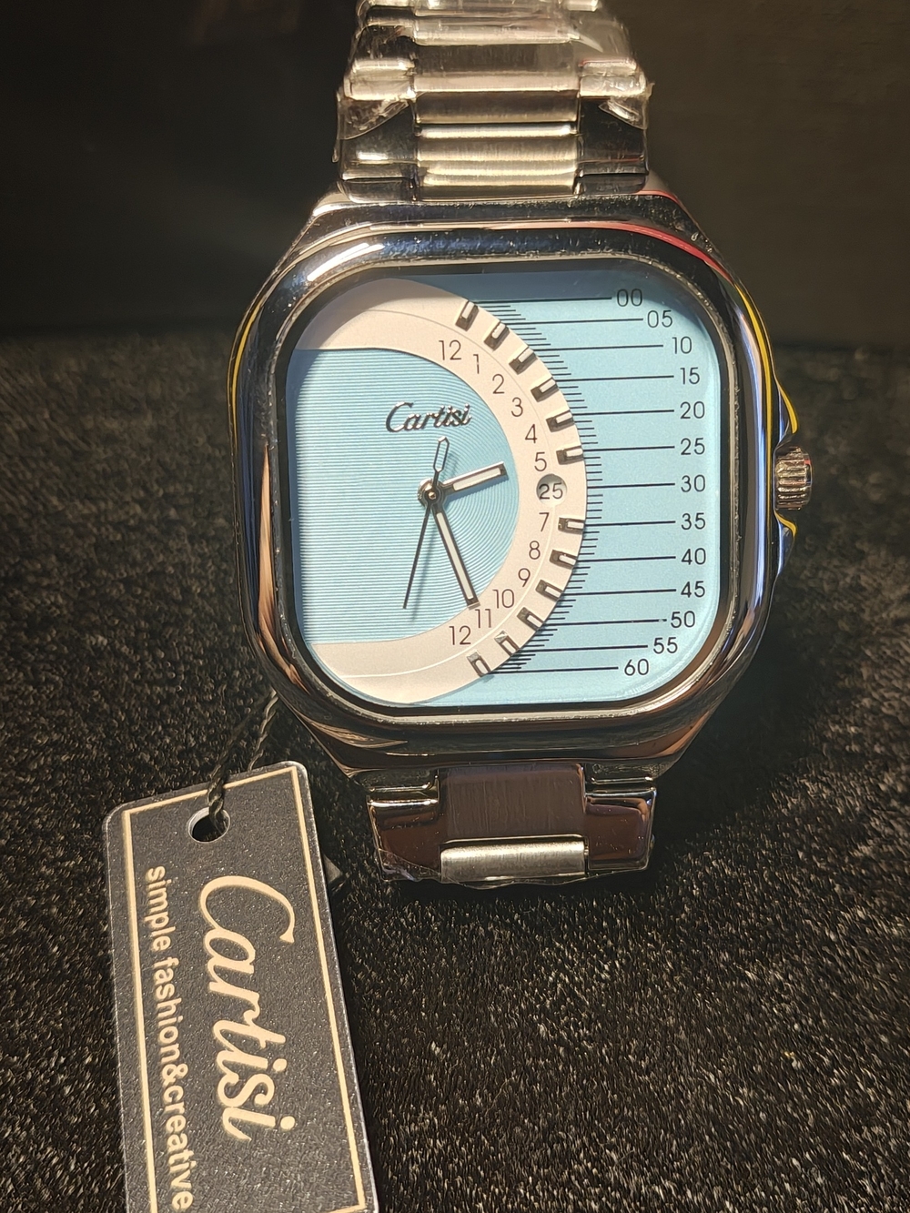 CARTISI artis Silver Stainless Bracelet  with Tiffany Blue Dial